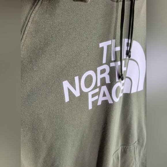 The North Face Green Logo Hoodie - sz Large - Picture 5 of 7